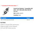 thumbnail image 2 of Control Arm Bushing - Compatible with 2010 - 2011 Mercedes-Benz ML450 3.5L V6, 2 of 2
