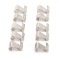 thumbnail image 4 of 100 clips de resorte tipo Z de acero inoxidable, seguros y de fácil instalación, para jardinería e invernaderos., 4 of 14
