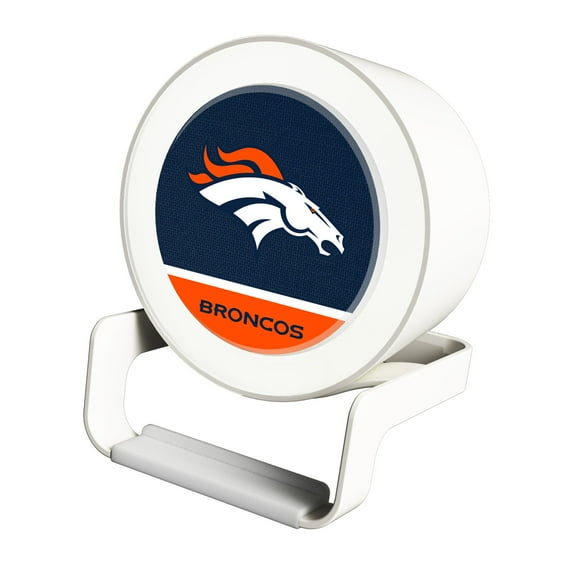 Denver Broncos Night Light Wireless Charger And Bluetooth Speaker