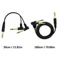 thumbnail image 4 of AOOOWER 6.35mm TRS Stereo To 2Mono Male Audios Cable 90°Angled Y Splitter Wire Strong Gold Covered Ends Improved Sound Quality, 4 of 8