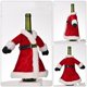 thumbnail image 4 of Fundas navideñas para botellas de vino, decoración de sombreros, decoraciones para botellas de vino de Papá Noel, suministros para recuerdos de fiesta de Navidad, regalos, 4 of 6