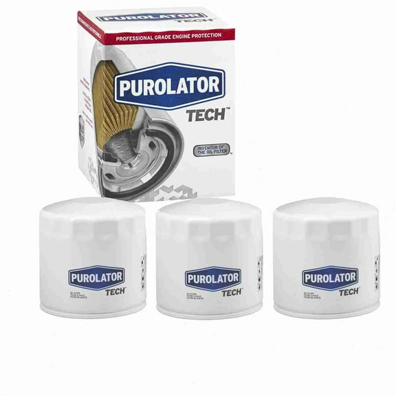 3 pc Purolator TECH TL14619 Engine Oil Filters for 041-0724 041-8055 1109.51 1109.75 1109.82 1109.86 156 1626 17-1716-4 21626 2626 33004195 391A 51626 61526 61626 61851626 77 00 720 978 7700 720 978