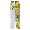 thumbnail image 6 of Lemons And Flowers Winter Female Pants Flannel High Waist Women Pants Lady Warm Straight Leg Plush Trousers, 6 of 7