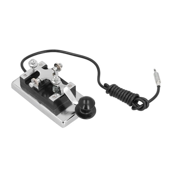 Morse Code CW Telegraph Hand Heavy Key Short Wave Radio Communication Teaching Aids HYK4