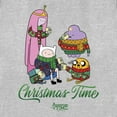 thumbnail image 2 of Women's Adventure Time Christmas Time  Graphic Tee Athletic Heather Large, 2 of 4