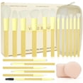 thumbnail image 1 of Set de brochas de maquillaje VIVID BEAUTY, 18 unidades, para polvos y bases, 1 of 6