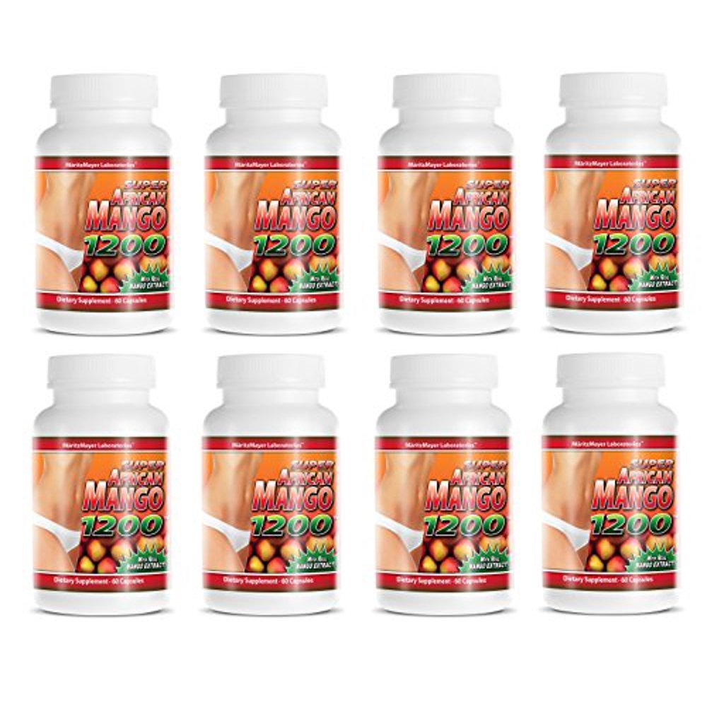Super African Mango 1200 All Natural Weight Loss 60 Capsules Per Bottle