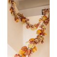 thumbnail image 5 of 6.8FT Thanksgiving Leaf Garland With Pumpkin and Pine Cone, Hanging Autumn Decor for Door, Wall, Staircase, Porch, Balcony, Fireplace, Fall Indoor Decor, 5 of 9