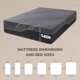 thumbnail image 4 of TechForma 14" California King Gel Memory Foam Mattress in a Box, Bed in a Box, Medium Firm Cooling Gel Infused for Pressure Relief & Back Pain, CertiPUR-US Certified, 4 of 12
