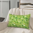 thumbnail image 5 of Daiia St. Patrick's day1 Pattern Bedding Waterproof Pillow Protector Zippered Queen – Bed Bug Proof Pillow Encasement-14"x20", 5 of 6