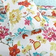 thumbnail image 3 of Cozy Line Home Fashions Floral Blossom Microfiber Reversible 3-Piece Quilt Set, 3 of 3