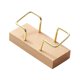 thumbnail image 2 of Organizador de de madera de escritorio de 11x5 cm para reuniones, conferencias accesorias versátiles versátiles de mesa de marco Marrón claro, 2 of 8
