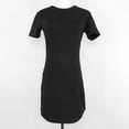 thumbnail image 6 of CALAFEBILA Women Shirt Dress Yoga Running Printing Short Sleeve Crew Neck Shrinking Waist Boho Sundresses for Women Long Dress, 6 of 9