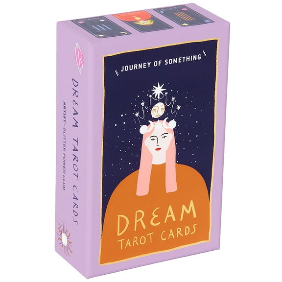 Journey of Something: Dream Tarot Cards - Spiritual & Intuitive, Readers 78-Card Deck, Major & Minor Arcana Illustrations, Self-Discovery & Guidance