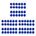 thumbnail image 1 of relayinert 24pcs/set Wide Application Wedding Party Home Decor Durable And Reliable blue 3Set, 1 of 6