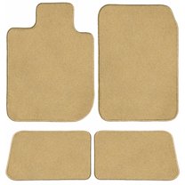 GGBAILEY Chevrolet Silverado 3500 HD (Extended Cab) Beige Classic Carpet Car Mats / Floor Mats, Custom Fit for 2015, 2016, 2017, 2018, 2019 - Driver, Passenger & Rear Mats
