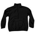 thumbnail image 5 of Fiaer Quarter Zip Pullover Women Plus Size Trendy Sweatshirts Long Sleeve Lapel Collared V Neck Pocket Tops Black XL, 5 of 5