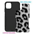 thumbnail image 2 of DistinctInk Custom SKIN / DECAL compatible with OtterBox Commuter for iPhone 11 Pro (5.8" Screen) - Black White Snow Leopard Fur Print, 2 of 5