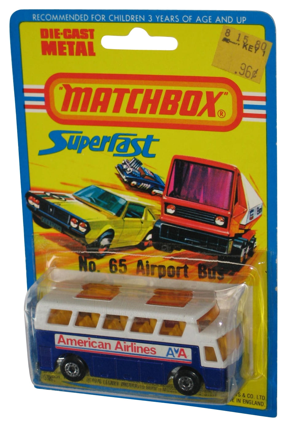 Matchbox Superfast Lesney (1976) Red Corvette Stingray Vintage Toy