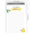 thumbnail image 2 of Inkdotpot To Do List Notepad 6 X 9 Paper Stationery, You Are Limited Edition Spiral Notepad Daily Checklist- Motivational Organizer Planner List Pad- Notepad Tear Off (50 Sheets), 2 of 5