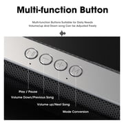 Wireless Bluetooth Speaker 6D Surround Stereo Voice Call FM AUX TF USB For Laptop PC Theater TV Sound Bar Loudspeaker Subwoofer ,Impactful Volume Boost