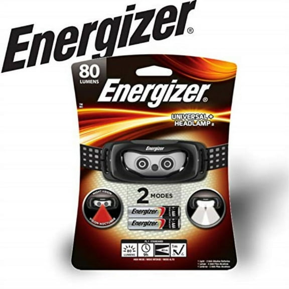 Energizer Universal Plus LED Headlamp, 80 Lumens, Includes Batteries