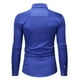 thumbnail image 3 of pstuiky manga larga para hombre, Camisas casuales de manga larga con cuello vuelto y botones lisos para hombre camisetas de hombre s, 3 of 5