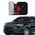 thumbnail image 2 of Hazbin Hotel Car Windshield Sun Shade Auto Front Window Sunshade Cover Block Uv Rays Sun Visor Protector Car Accessories For Car Truck Suv Medium, 2 of 9