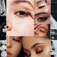 thumbnail image 4 of Sombra de ojos con purpurina líquida Sombra de ojos brillante Brillo de maquillaje Larga duración Secado rápido (azul claro), 4 of 4