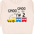 thumbnail image 3 of Inktastic Choo Choo I'm 2 Train Toddler Sweatshirt, 3 of 4