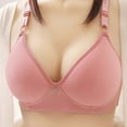 thumbnail image 2 of Black and Friday Clearance under $5 asdoklhq Bras for Women Plus Size Clearance,Woman's Embroidered Glossy Comfortable Breathable Bra Underwear No Rims, 2 of 6