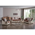 thumbnail image 4 of Ottomanson Convertible Sleeper Sofa Bed with Hidden Storage, Firm Comfort Couch, Beige, 4 of 5