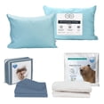 thumbnail image 1 of Protector de Colchón Individual + Juego de Sábanas Azul Acero + Almohada Trinity, 1 of 8