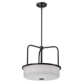thumbnail image 5 of Nuvo Lighting Warren 17 Inch Pendant Gun Metal with Satin White Glass - Gun Metal, 5 of 5