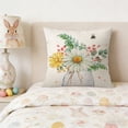 thumbnail image 6 of Lwlmwt Easter Season Watercolor Print Pillow Covers - Adorable Rabbit Decorative Cushion Covers for Bedroom & Spring Home Decor, 6 of 7