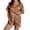 Brown, variant on TGPMGRZ Women's Christmas Pajamas Set Long-Sleeve Loose Fit Button Front