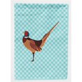 thumbnail image 1 of Carolines Treasures BB8104CHF Ring-necked Commun Faisan Bleu Check Drapeau Toile Maison, 1 of 4