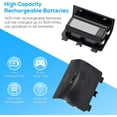 thumbnail image 5 of Charging Stand with Cooling Fan for Xbox Series X Console and Controller,Vertical Dual Charger Station Dock Accessories with 2 x 1400mAh Rechargeable Battery and Cover,Headset Stand and 10 Game Slots, 5 of 7