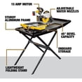 thumbnail image 3 of DEWALT Wet Tile Saw with Stand, 10-Inch, Corded (D24000S) Wet tile saw w/stand, 3 of 12