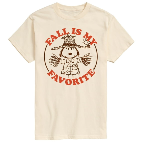 Peanuts - Fall Is My Favorite - Men's Short Sleeve Graphic T-Shirt