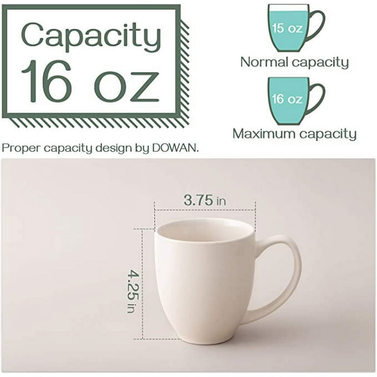 Large Coffee Mugs 16 oz for Men/Women, Vivimme Coffee Mug Set with