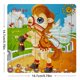 thumbnail image 1 of 5.79in/14.7cm 20pcs/pack Wooden Puzzle Cartoon Animals Car Letter Number Pattern Jigsaw Puzzles Game, Kids Educational Learning Toys For Children, 1 of 5