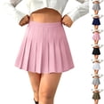 thumbnail image 1 of Sentmoon Jupe Mini Taille Haute Jupe-Short Active Coupe Régulière Jupes de Golf pour Femmes pour Entraînement et Gym TP-2TG, 1 of 7
