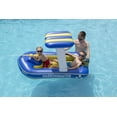 thumbnail image 4 of SWIMLINE ORIGINAL Harbor Master Inflatable Patrol Boat Pool Float Ride On With Fun Constant Flow Water Squirter For Kids | Cool Retro Style | For Beach Ocean Pool Lake | Extra Thick Large Floatie, 4 of 4