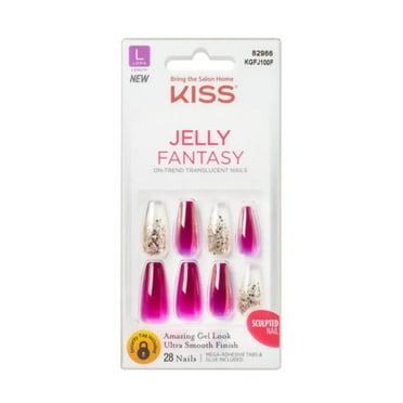 KISS Gel Fantasy Jelly Nails - Jelly Baby - Walmart.com