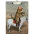 thumbnail image 2 of FMSHPON Cat Cowboy Horse Clipboard Hardboard Wood Nursing Clip Board and Pull for Standard A4 Letter 13x9 inches, 2 of 8