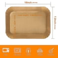 thumbnail image 5 of 100pcs Air Fryer Liners Non Stick Paper Trays Parchment Steamer Mat For Ninja, 5 of 5