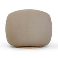 thumbnail image 4 of Pemberly Row Modern / Contemporary Light Brown Boucle Swivel Chair, 4 of 7