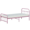 thumbnail image 7 of BK Furniture Melissa Metal Bed, Twin, Pink, 7 of 7