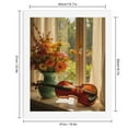 thumbnail image 2 of Paint By Numbers Kit for Adults Beginner - DIY Violin Sunlit Flowers Window Scene Canvas Painting Kits for Adults, Frameless Paint By Number for Adults for Home Wall Decor 16x20 Inch, 2 of 7